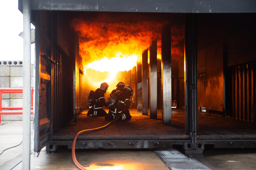 FMTC Schiphol on fire