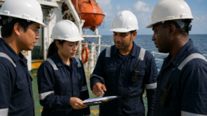 Personal safety and social responsibility: safe working practices and crew cooperation