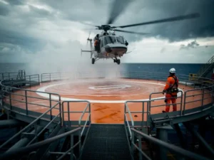 Should all offshore workers complete helideck awareness training?