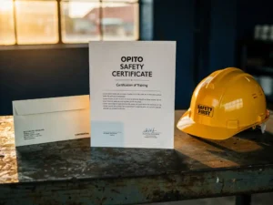 How long does it take to receive your OPITO certificate after training?
